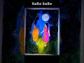 When Krishna Holds Your Hand💙A Heart-Touching Emotional Painting✨💫 #ytshorts #shorts #painting #art