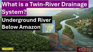 L77: What is a Twin-River Drainage System | Amazon–Hamza Example | UPSC IAS Geography