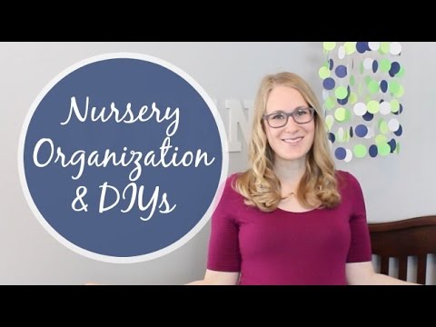 budget organization ideas NURSERY TOUR | Organization & DIYs!