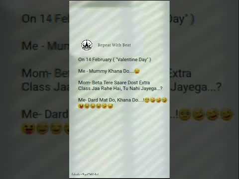 Singles During Valentine's Day ? ?| Valentine Funny Status | Repeat With Beat | funny status #shorts