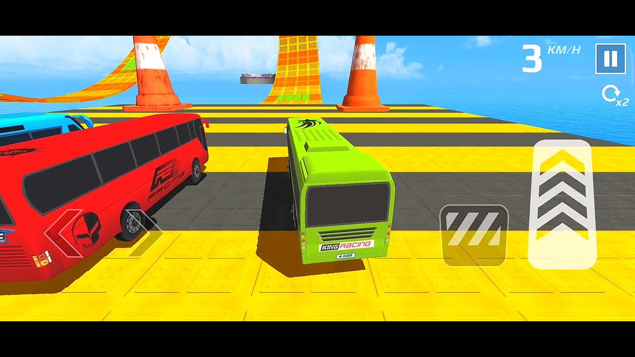 Bus Simulator Ramp Stunt Android Gameplay Level 1 JDYCH - YouTube
