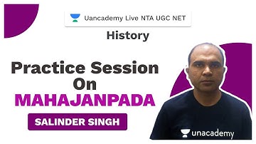 NTA UGC NET|Practice Session On Mahajanpada| History | Salinder | Unacademy Live