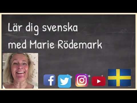 Lär dig svenska med Marie Rödemark