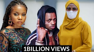 ZUCHU NA MAMA DANGOTE WAMUANDIKIA UJUMBE HUU DIAMOND KWA KUFIKISHA VIEWS BILLION 1