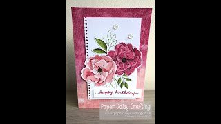 Hues of Happiness birthday card - video tutorial @PaperDaisyCrafting