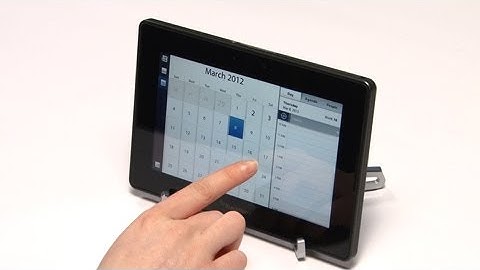 BlackBerry PlayBook OS 2.0 review walk-through