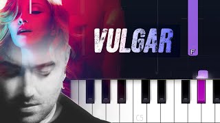 Sam Smith, Madonna - VULGAR (Piano Tutorial)