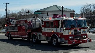 Hyattsville Volunteer Fire Department Truck 801 Responding 3-14-2026