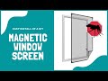 Installing a DIY Magnetic Window Screen (Kit) // Easy 9 Step Tutorial