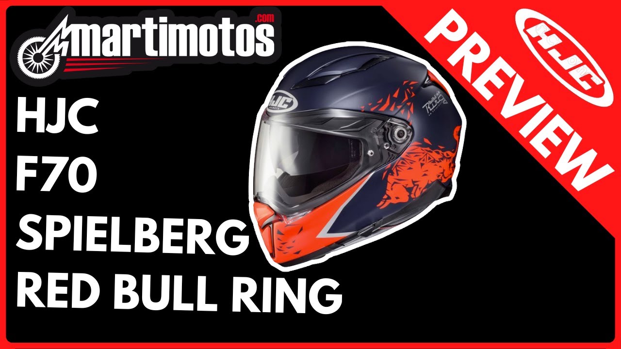 PREVIEW // HJC F70 SPIELBERG RED BULL RING - YouTube