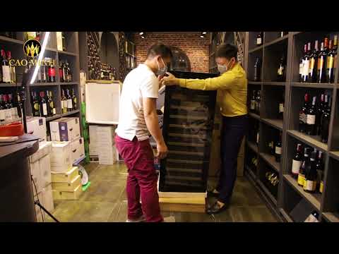 Video [UNBOXING] Tủ Vang Vinocave 80 chai viền đen - youtube