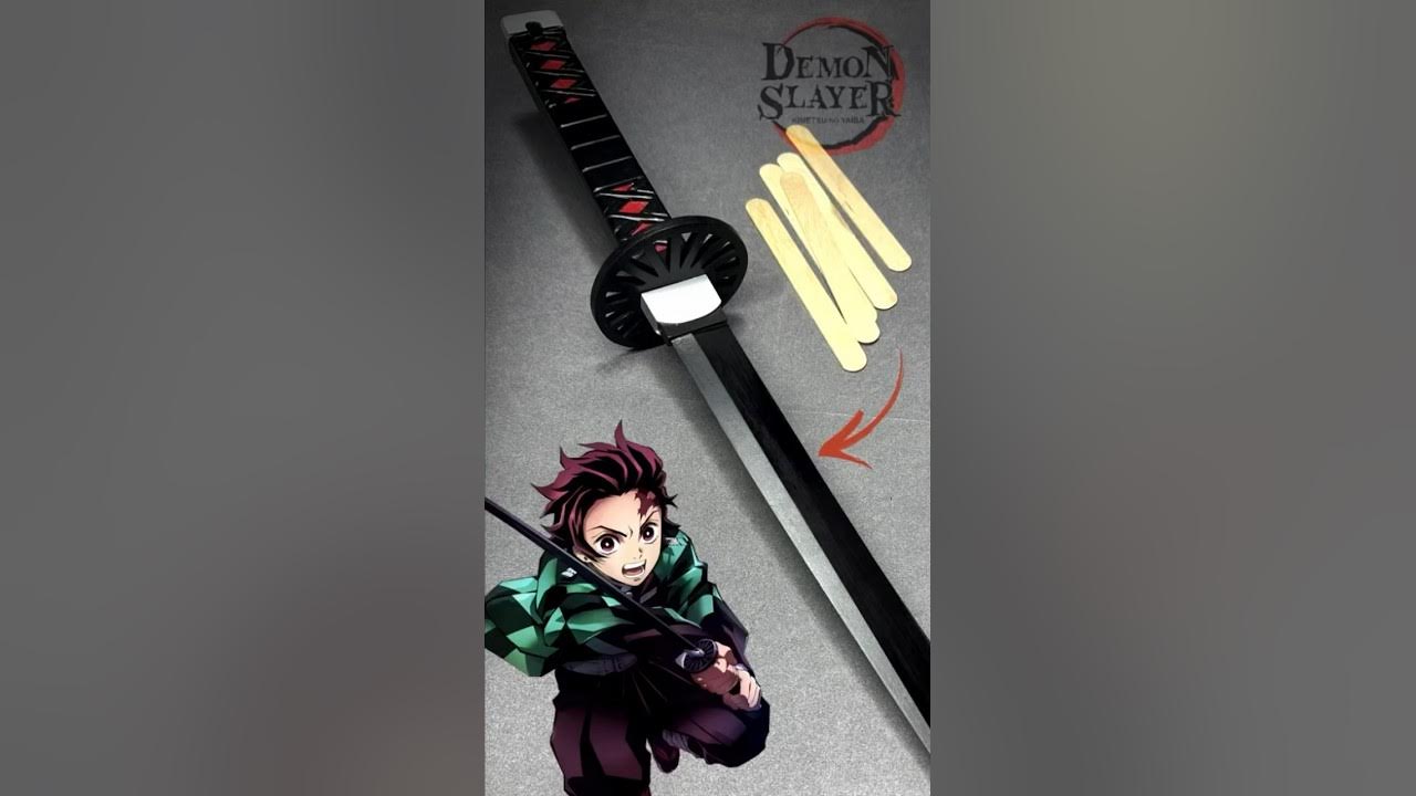 Conjunto de katana Tanjiro Kamanado V2, Kimetsu no Yaiba ⚔️ Loja