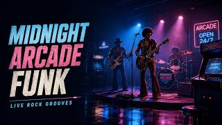 Cosmic Arcade Funk Rock Journey | Slap Bass, Psychedelic Guitar &amp; Live Grooves