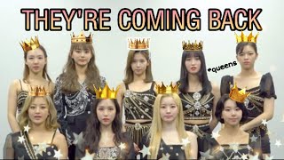 twice vines because our queens are coming back