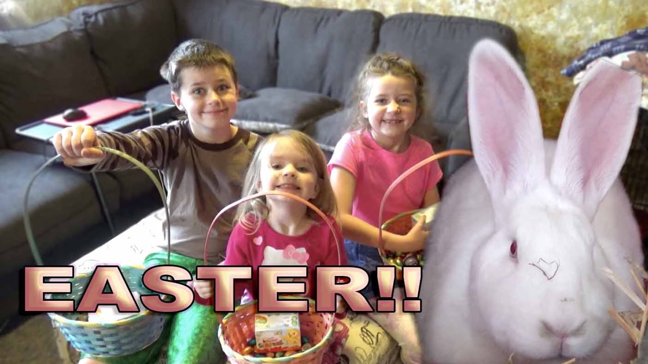EASTER BUNNY CAUGHT ON CAMERA!! YouTube