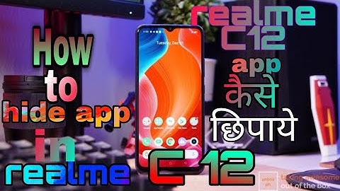 How to hide app in realme C12 realme C12 me app kaise chipaye