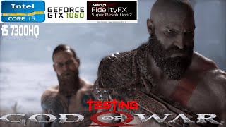 AMD FSR 2.0 - God of War PC Gameplay on intel i5 7300HQ / GTX 1050M