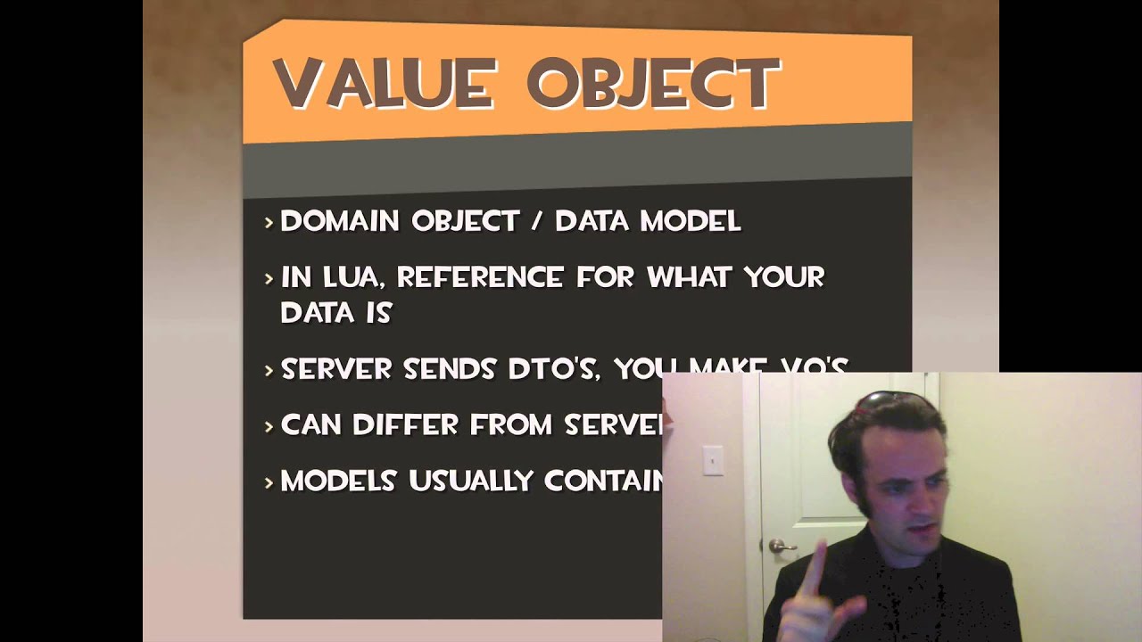 MVC in Corona via Robotlegs - Part 18 of 23: ValueObject