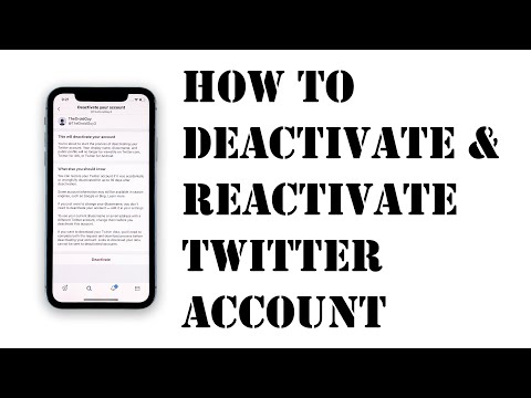 How to Deactivate and Reactivate Twitter Accounts on iPhone