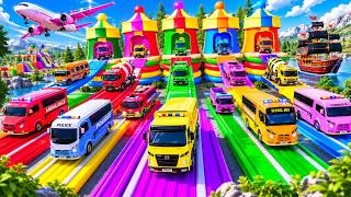 Ultimate Color Garage Showcase 🎨🚛 | Mixer Trucks & Double Flatbeds | FS22 screenshot 5