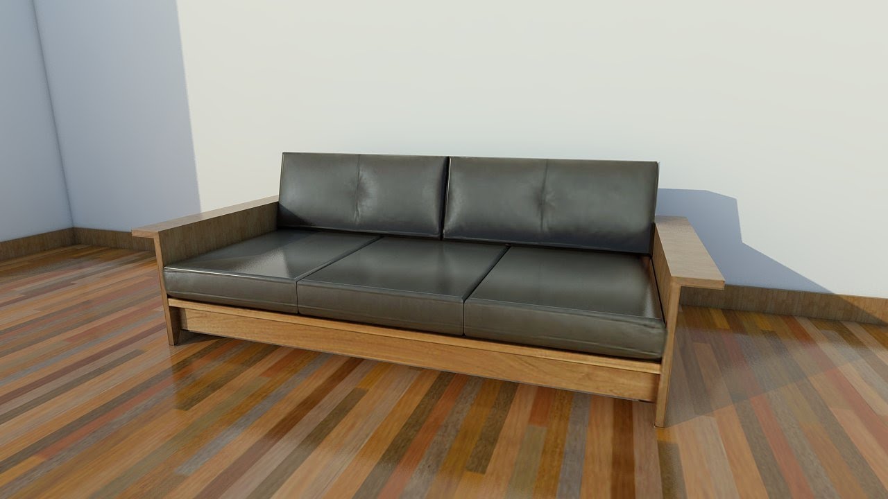 Sketchup Tip Turn Sofa Photo to 3D Model - YouTube