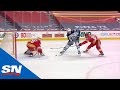 Blake Wheeler Skates In On Breakaway Before Flipping Puck Past Jacob Markstrom