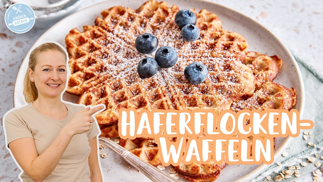 Für den perfekten Start in den Tag 😍✨: Haferflocken Waffeln!🧇