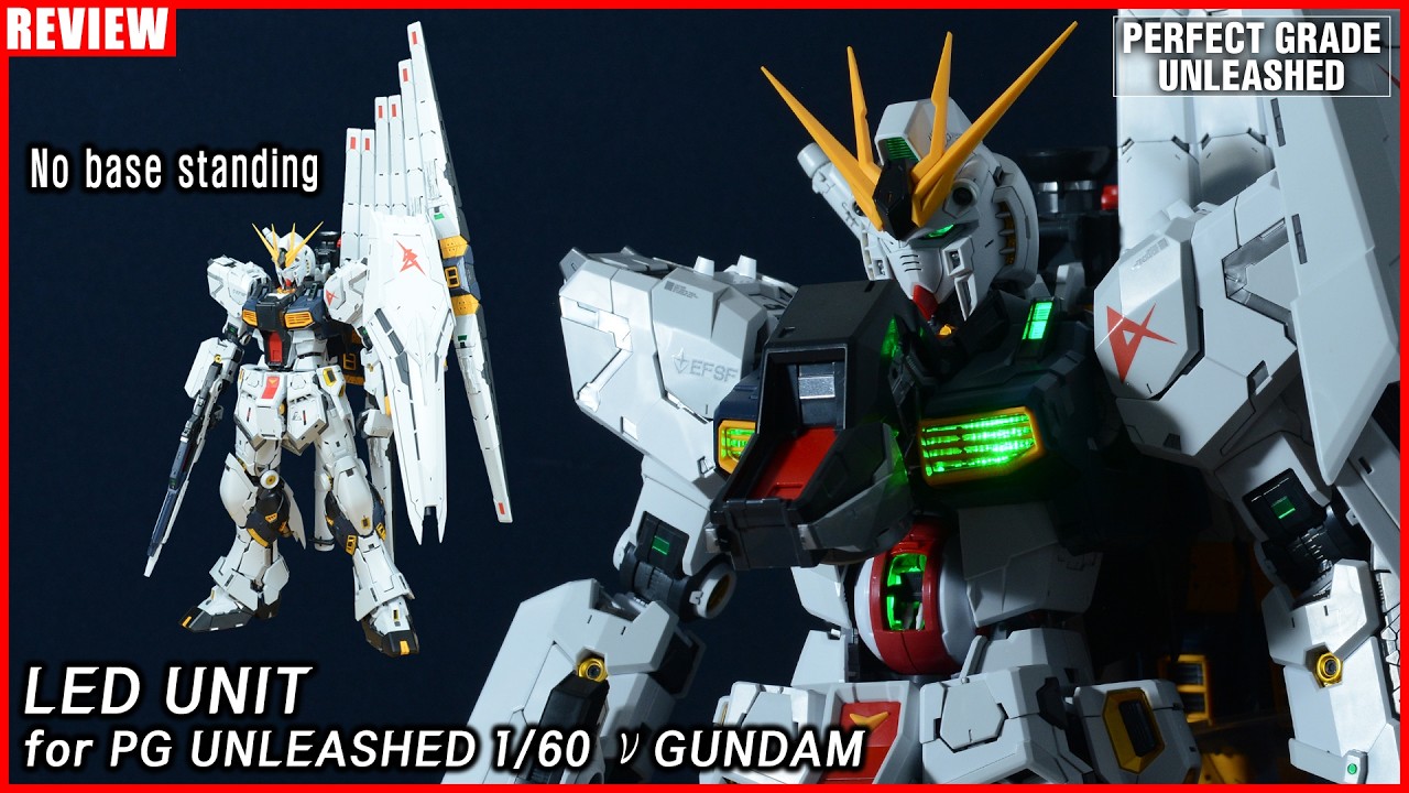 [CC] 비싼 옵션 강매당한 기분. 프레임 분해부터 관절 보수, 공통 불량(?) 수리까지 다 했다! - PG 언리쉬드 1/60 뉴 건담용 LED 유닛 [REVIEW]