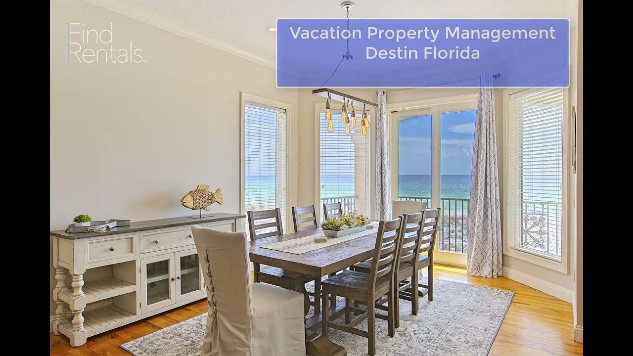 Vacation Property Management Destin Florida YouTube