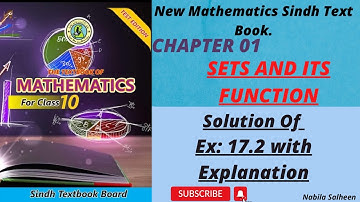 NEW MATHS BOOK | EXERCISE 17.2 EXPLANATION WITH SOLUTION | SINDH TEXTBOOK BOARD | Nabila Salheen