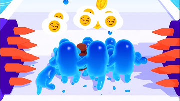 Join Blob Clash 3D : All Levels Gameplay Android, iOS New Update |Level 63-74|