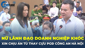 Nữ doanh nhân khóc xin được chịu án tù thay cựu Phó Giám đốc Công an Hà Nội, tại sao? | CafeLand