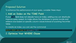 Celebrity How to Optimize Your MySQL Queries for Faster Data Retrieval Profile