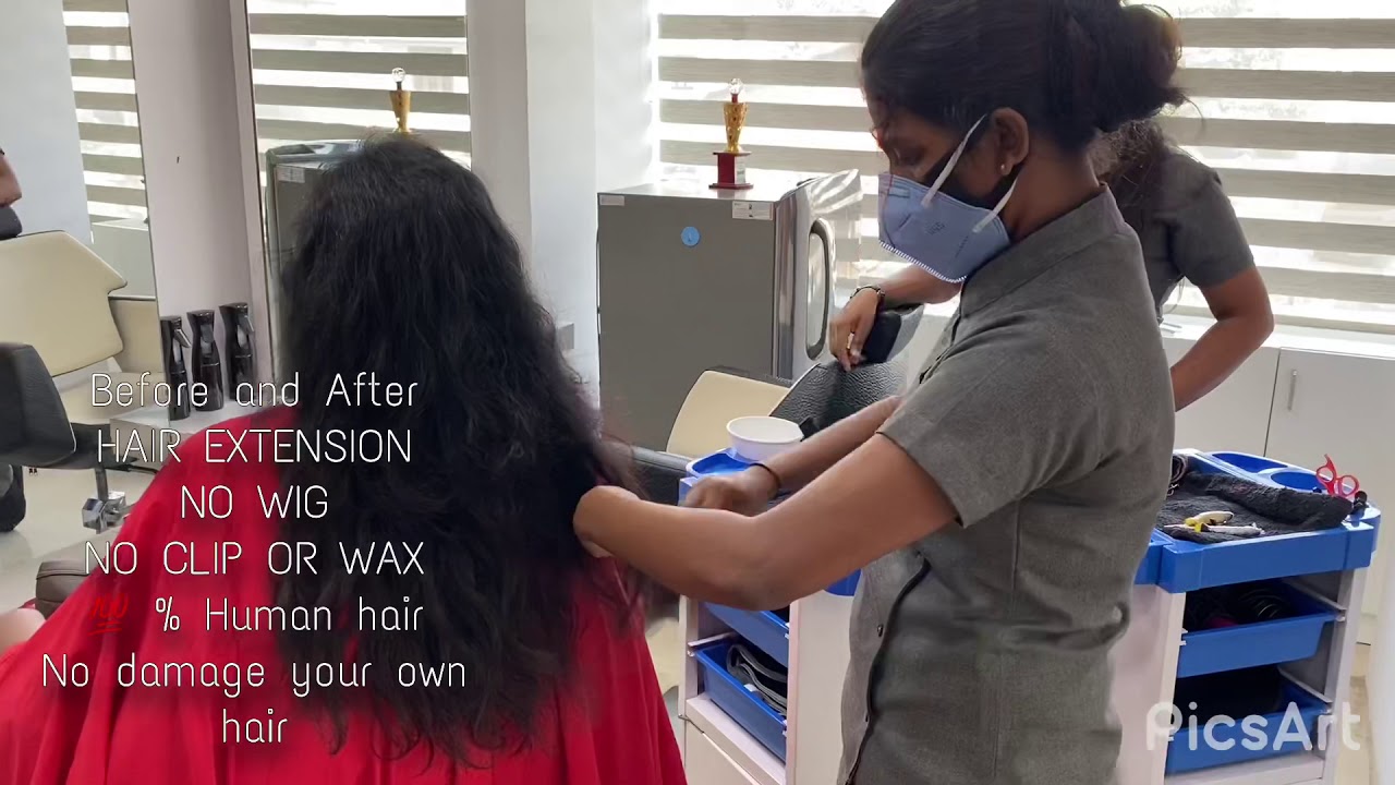 Best quality service in Hair extension Kochi YouTube