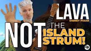 How To Strum Lava Disney Song in your ukulele! 🌋💗SPOILER ALERT: IS NOT THE ISLAND STRUM!!