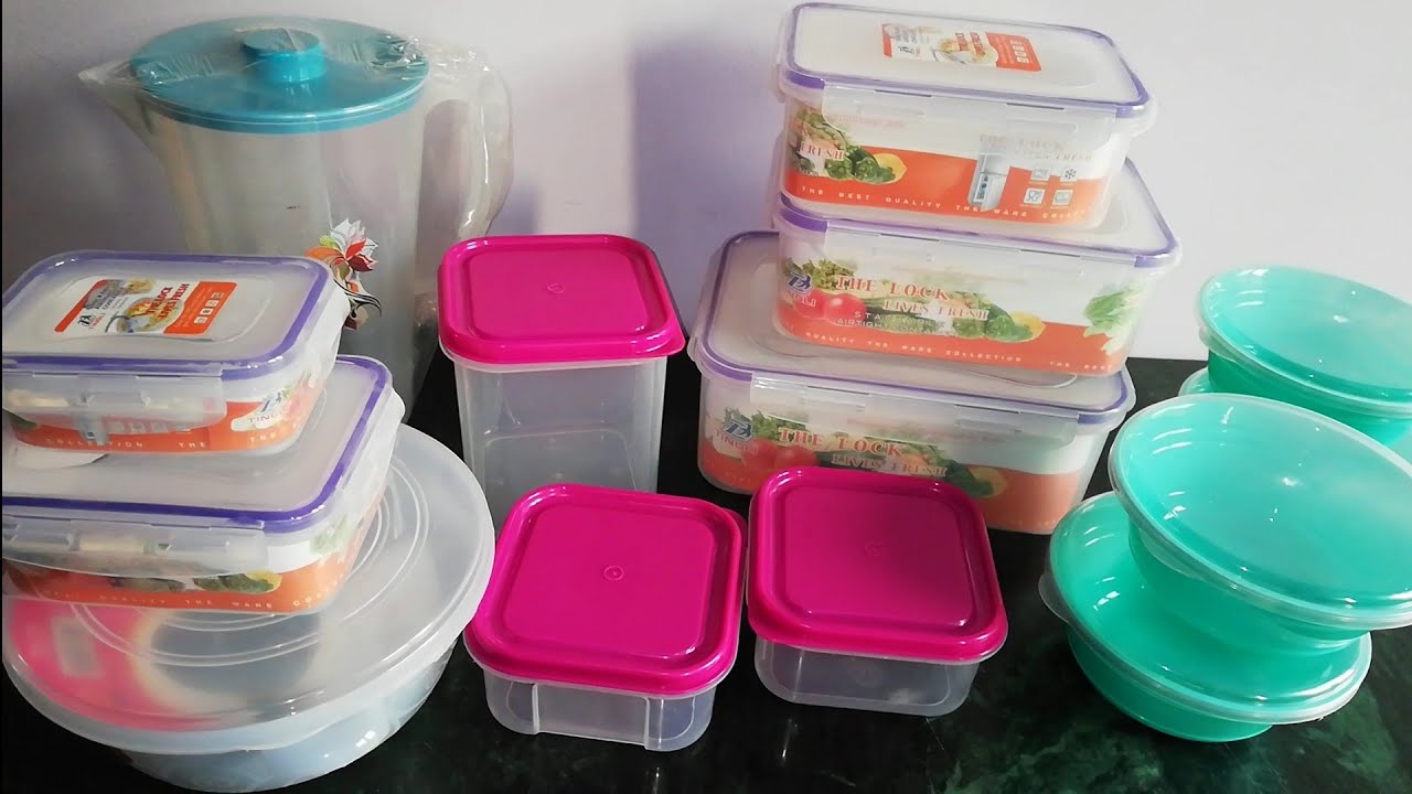 باقي البلاستيكات بالأسعار👌+علب التلاجة #جهاز_العروسة #حكايات_بنات