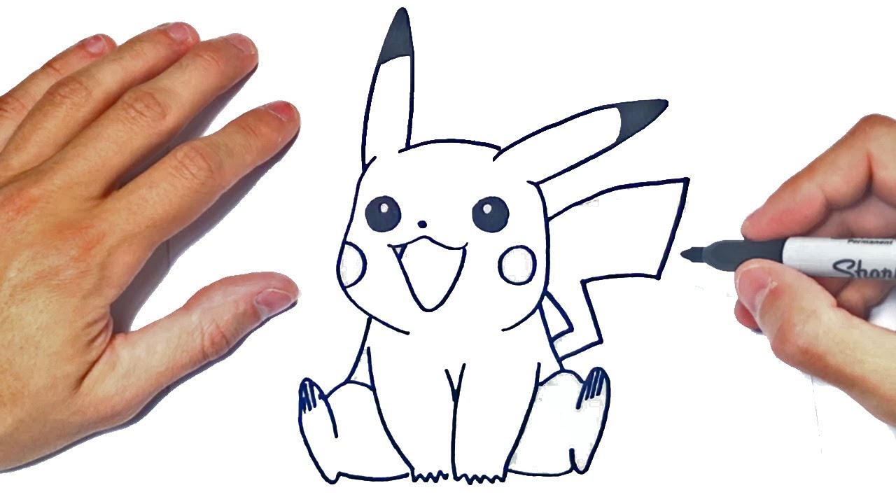 Como Dibujar A Pikachu Paso A Paso Dibujo De Pikachu Youtube