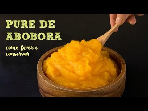 Vídeo: Você pode congelar purê de abóbora?