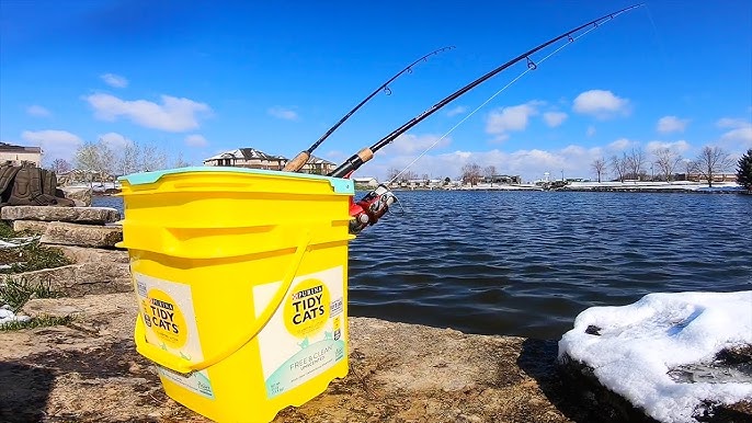 Custom Ice Fishing Bucket - How to Make Rod Holders - Bad Poncho