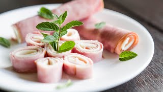 How To Make Perfect Ham Roll Ups