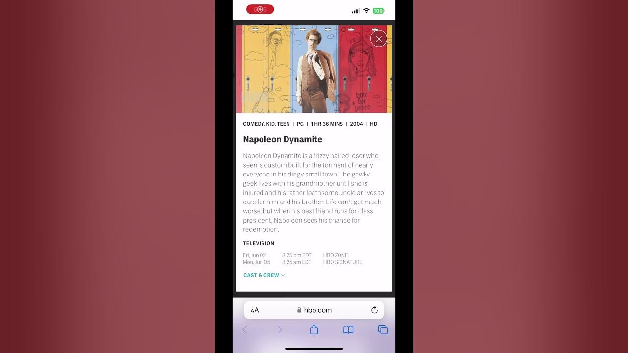 Napoleon Dynamite Coming To HBO June 2023 YouTube