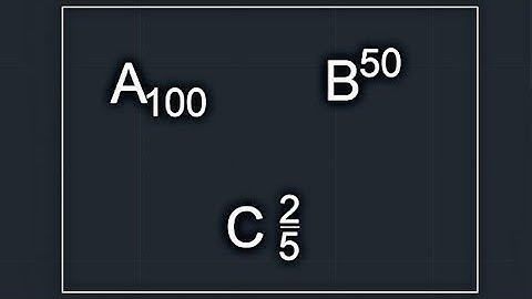 How to type Subscript, Superscript and Ratios in AutoCAD
