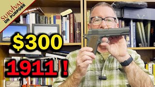 World's Cheapest 1911 Pistol Review  Tisas 1911 A1 Army 45