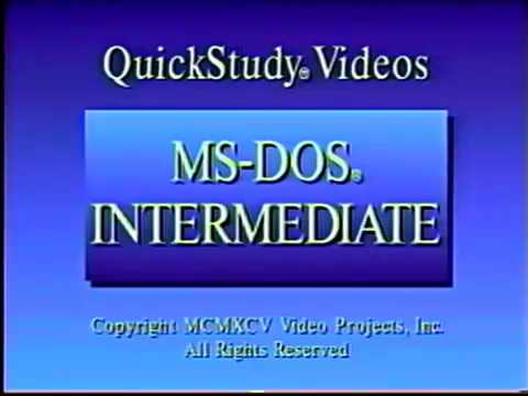 MS-DOS tutorial, or cure for insomnia?