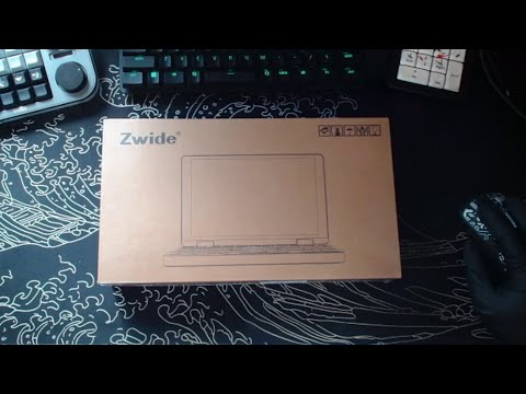 購入品紹介 Zwide UMPC 2in1 ノートパソコン - YouTube