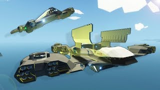 Insane Giant Vtol Base with Fighter Planes! - Stormworks Gameplay screenshot 5