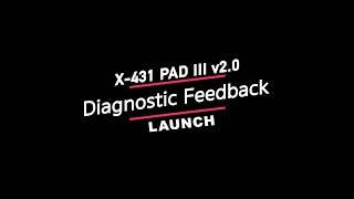 Launch | X-431 Pad III v2.0: Diagnostic Feedback
