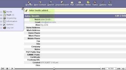 How to manage your contacts in Horde by VodaHost web hosting