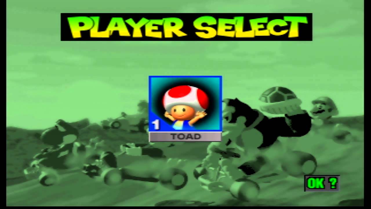 Mario Kart 64 - Menus (720 Test) - YouTube