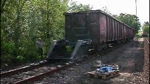 Friction Buffer Stops showing the assembly of friction shoes